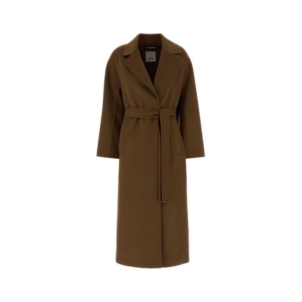 S Maxmara Women Camel Wool Penelope Coat
